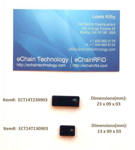 10 pcs Mini Ceramic On-Metal UHF RFID Tag 23x9x3mm