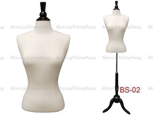 Female Linen Blouse Form Small Size Hard Foam Dress Form #JF-FBSWL+BS-02BKX
