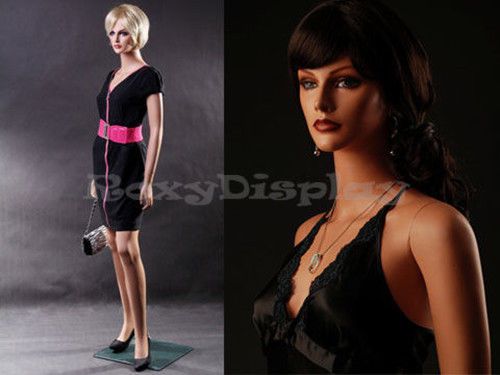 Female Fiberglass Mannequin Beautiful Face with elegant pose Style #MZ-LISA1