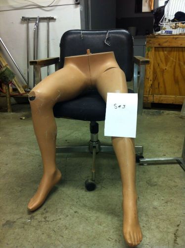 Fiberglass Mannequin Parts Durable Seated Legs- # S 3