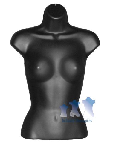 Female torso - hard plastic, black for sale
