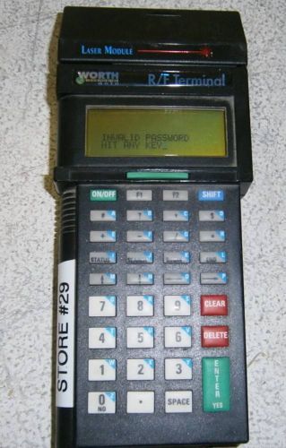 Worth Data R/F Terminal with built in scanner  --  Model: LT71