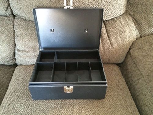 Master lock 7113d, cash box, black, 7-3/4x11x4 for sale