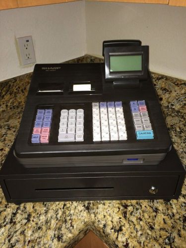 Sharp XEA507 XE-A507 Cash Register Dual Receipt With Barcode Scanner