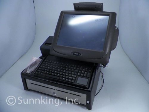 Radiant Systems P1520 POS System w/ Keyboard, Cash Drawer &amp; Printer