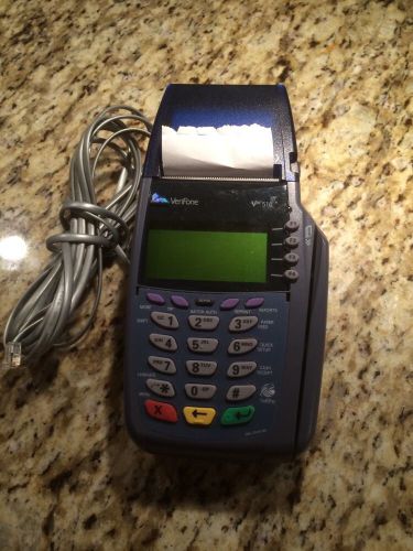 Verifone vx510 credit card terminal no power cord for sale