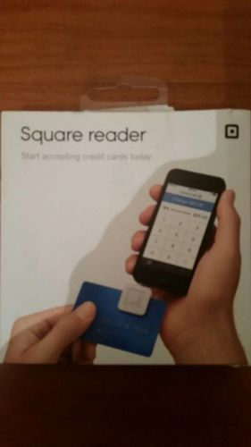 White Square Credit Card Reader for Apple and Android New Retail Packaging