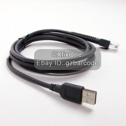 Usb cable 2m for symbol motorola ls4328 ls6608 ls7808 scanners cba-u01-s07zar for sale