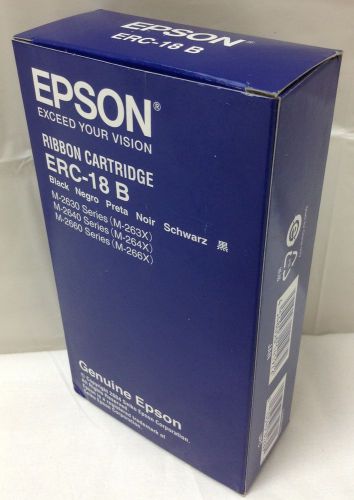 Genuine Epson ERC-18B  Black Ribbon Printer Cartridge (M2630, M2640, M2660) NEW