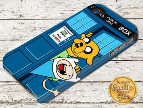 Adventure Time Public Police Box iPhone 4/5/6 Samsung Galaxy A106 Case