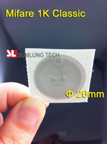 5pcs blank NFC tag/sticker/label 13.56Mhz ISO14443A Mifare1K S50 smart tags