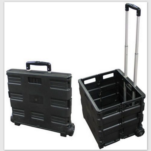 *new* foldable folding shopping trolley - wheelie cart *freepost* for sale