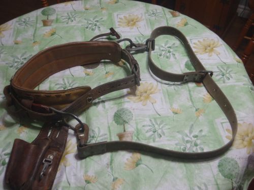 tree climbing pole climbing harness size 40-48 klein tools model 5276n24