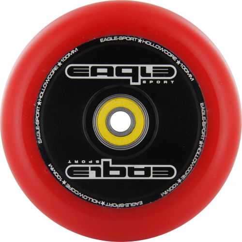 Eagle hollow tech signature core red pu wheel - 100mm for sale
