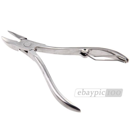 Stainless Steel Forceps Pliers Teeth Tooth Tool for Pig Silver 12.5cm Length