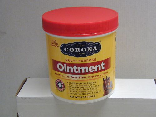 Corona Ointment - 36 ounce Jar - For Minor Cuts,Sores,Burns,Chapping, Dry Skin