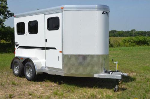 New horse trailer 2 horse slant load cm nomad new 2014 discounted 35% in texas for sale