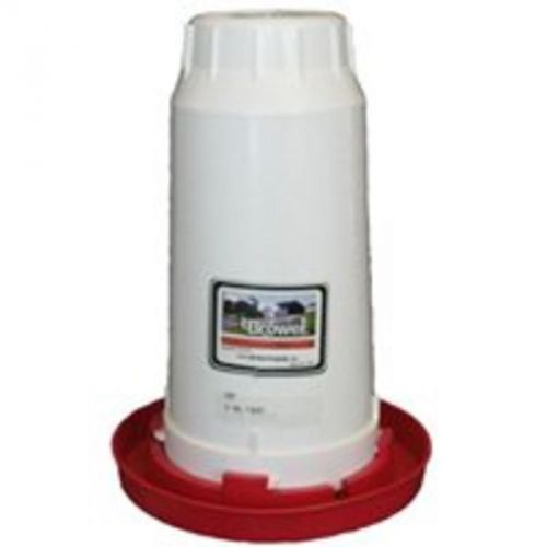 2 Gallon All Poly Fount BROWER Poultry Supplies 2GF 085417265006