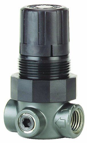Dwyer Series MPR Miniature Pressure Regulator, Zinc Body, Air and Water, 0-5 ps