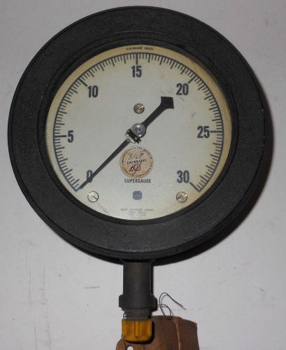 Us gauge 33206 4-1/4&#034; pressure gauge 0-200 psi with 1/4&#034; rear connection for sale