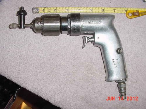 **NICE** STANLEY A-30PQ-30-F2 PNEUMATIC DRILL 1450 RPM  2BA 3/8&#034;-24 JACOBS CHUCK