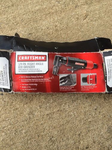 Craftsman 19951 1/4 in. Right Angle Die Grinder NOT WORKING (B3)