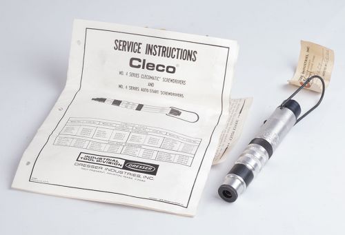 Dresser industries cleco 4rsa10 in-line pneumatic screwdriver new old stock for sale