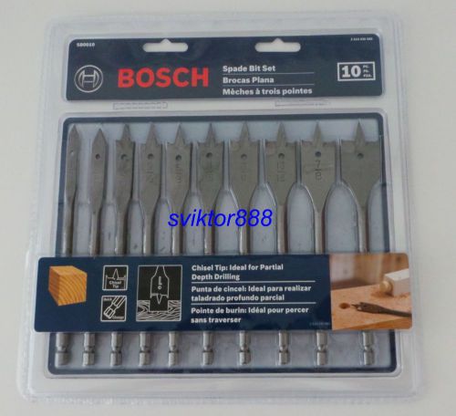 Bosch SB0010 Chisel Point Spade Set (10-Piece)