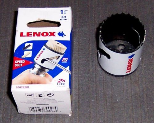 Lenox tools 3002828l 1-3/4&#034; bi-metal speed slot hole saw for sale