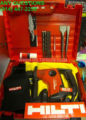 HILTI TE 7-C HAMMER DRILL, PREOWNED, IN MINT CONDITION, FREE BITS FAST SHIPPING