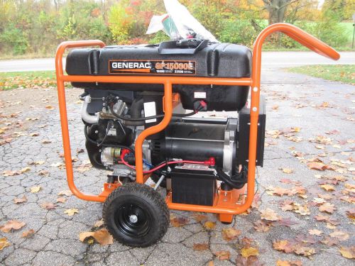 Generac portable generator gp series 15000 watts es generac engine #5734 for sale