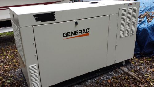 45kw 208v 3 ph generac 2.4l generator qt04524 w/ 200 amp rts  - 85 hours use for sale