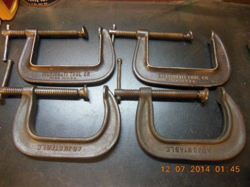 4in. c-clamps(lot of four)