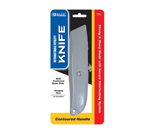 Bazic multipurpose utility knife, case of 24 for sale