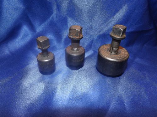 Lot of 3 Seekonk MFG CO Knock Out Punch Cutters 3 Sizes