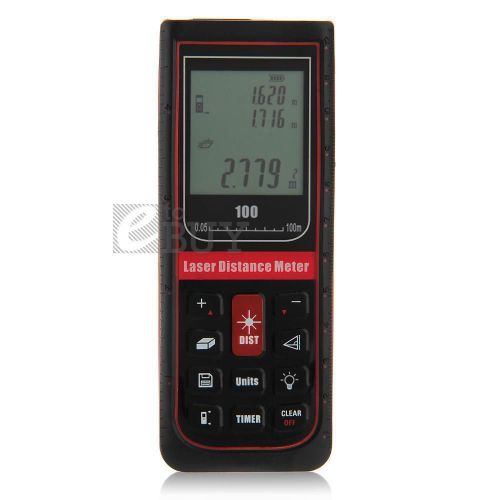 Digital laser distance meter tester range finder measure 0.05 to 100m rz70 for sale