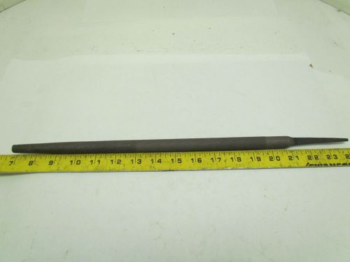Warrensville 14&#034; round bastard file tapered double-cut 5/8&#034; dia usa for sale