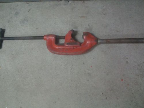 Ridgid no. 3-s heavy duty pipe cutter 1&#034; - 3&#034; for pipe threading 32830 for sale