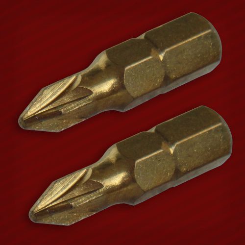 2 pieces tin piece high quality bits screwdriver ph1 ph2 bit ph3 phillips for sale