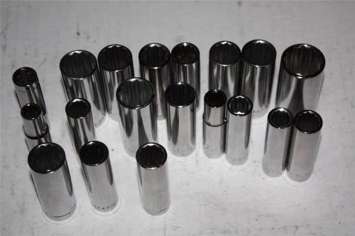 Craftsman 3/8&#034; Drive 12PT. Deep Socket Set