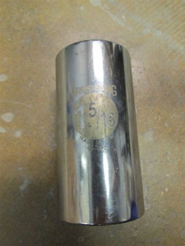 Armstrong 13-342 chrome 1-5/16&#034; deep socket 12 point 3/4&#034; drive made in usa! new for sale