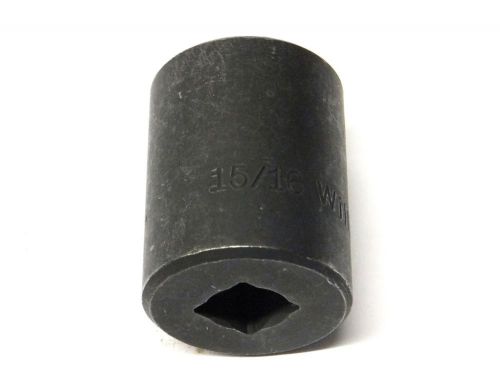 Williams 1/2&#034; drive 15/16&#034; 6-point shallow impact socket 4-630 for sale