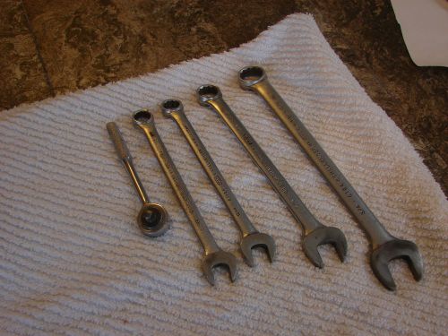 5 CHALLENGER Proto Tools 1/4”Ratchet, 4 Wrenches