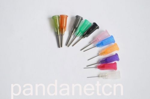 20pcs 1/2&#034; blunt dispensing needles syringe needle tips 14ga-27ga new for sale