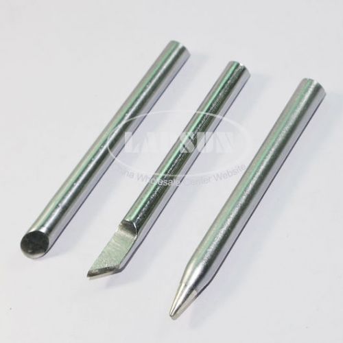 3 Big Size Solder Iron Point Tips For 80W 100W Welding Soldering Iron Station US