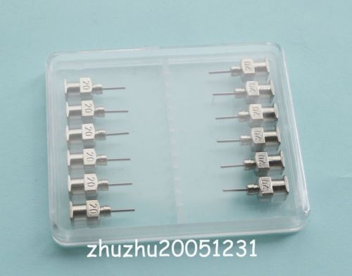 20g 24pcs 1/4&#034;   blunt stainless steel dispensing syringe needle tips for sale
