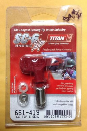 Titan 661-419 662-419 sc-6 reversible airless spray tip for sale