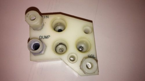 ITW RANSBURG AER4003-00 MANIFOLD BLOCK AS PICTURED