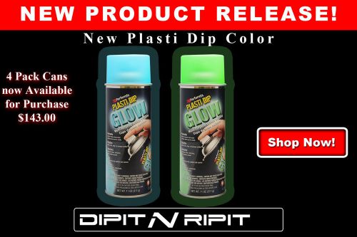 Plasti dip spray cans 11oz 2 pack glow in the dark green rubber dip coating for sale