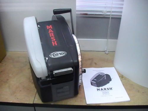 Used marsh td2100 manual paper tape dispenser taper td 2100 tdh for sale